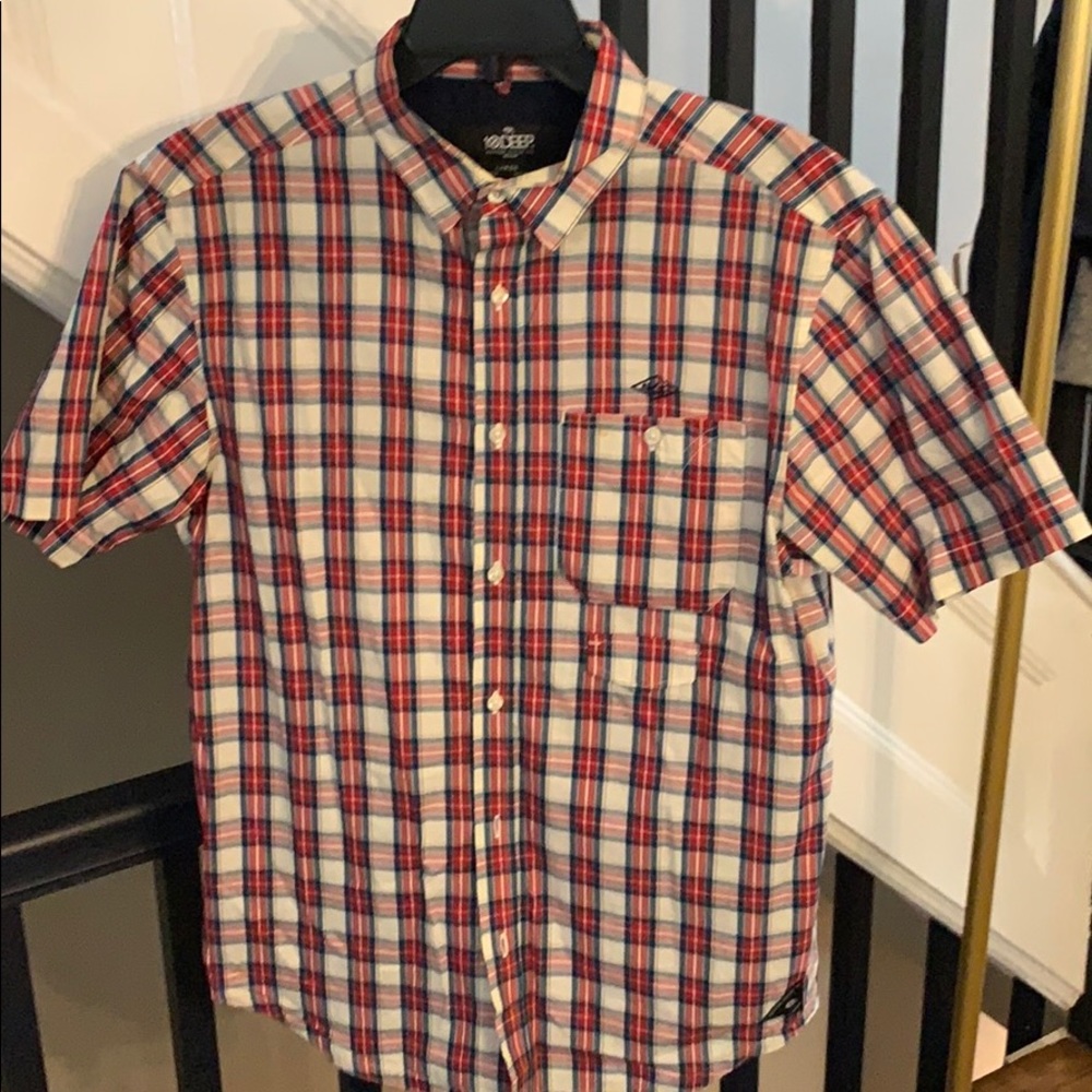 Men’s 10 deep button down size L